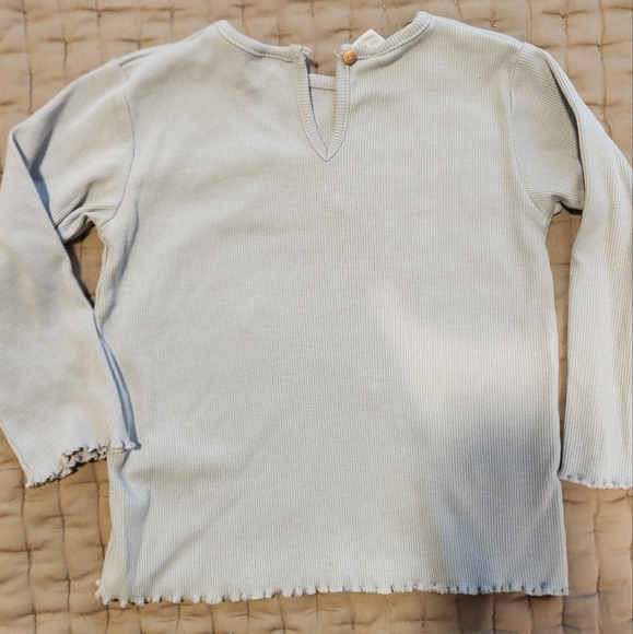 Zara Kids ribbed floral top - Picture 2 of 4
